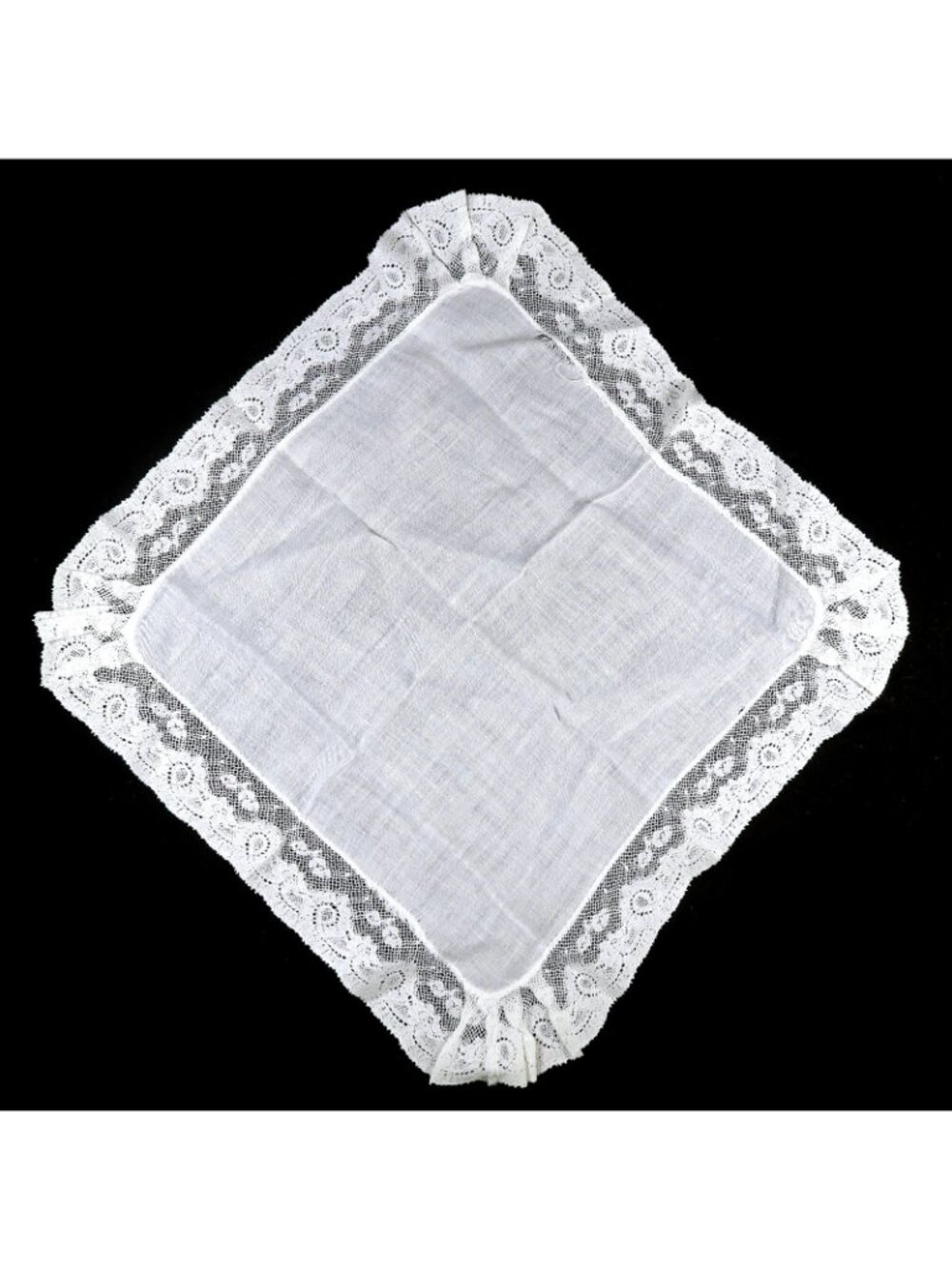 Vintage Hankies (Lot of 6) 1930s-50s Embroidered & Lace, incl. USAF Sister - Picture 8 of 8